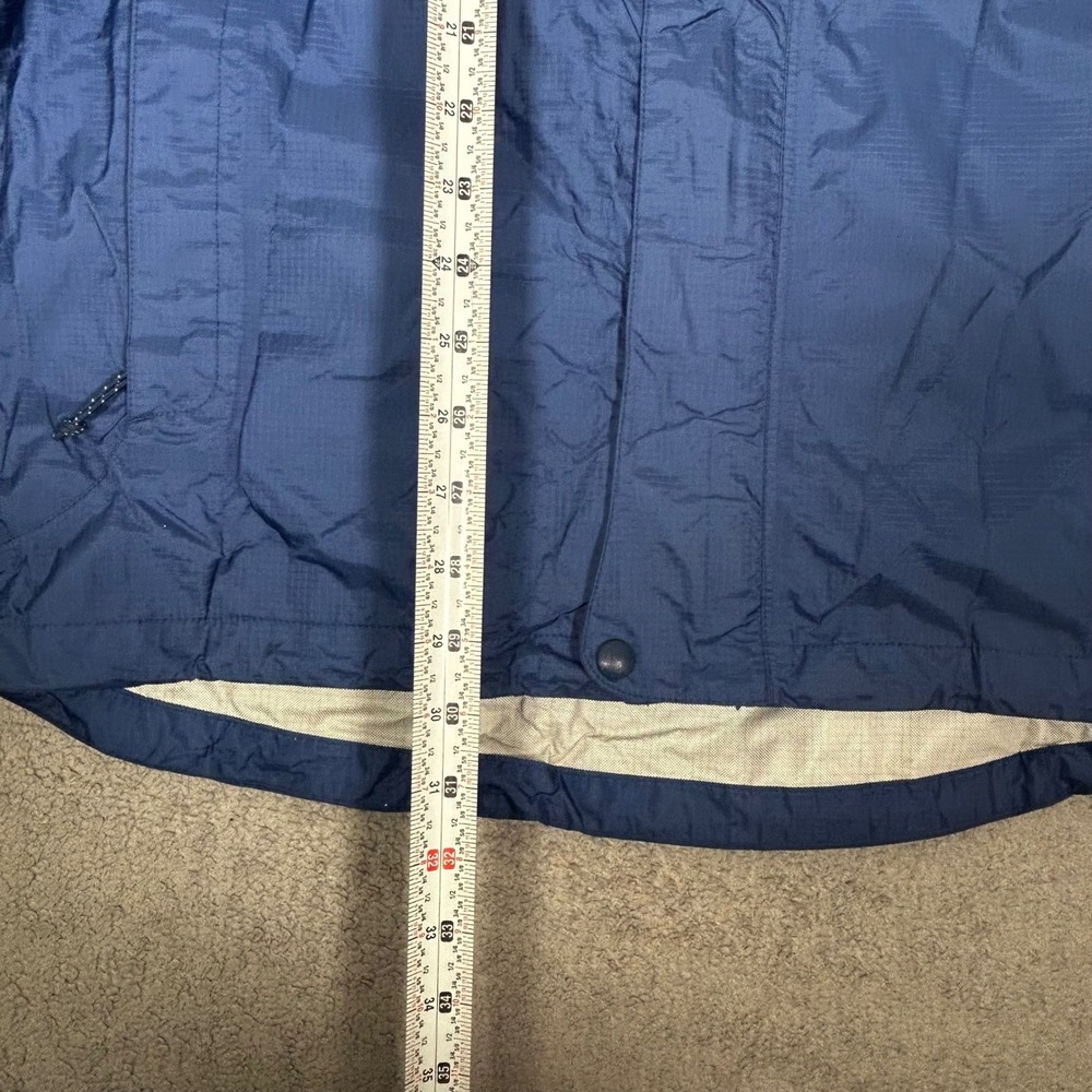 LL Bean Trail Model Rain Jacket‎ Mens Large Tall Blue Waterproof Hooded 268317 - Picture 12 of 12